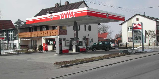 Avia Autogas Station, Sulzemoos, Bavaria, Germany